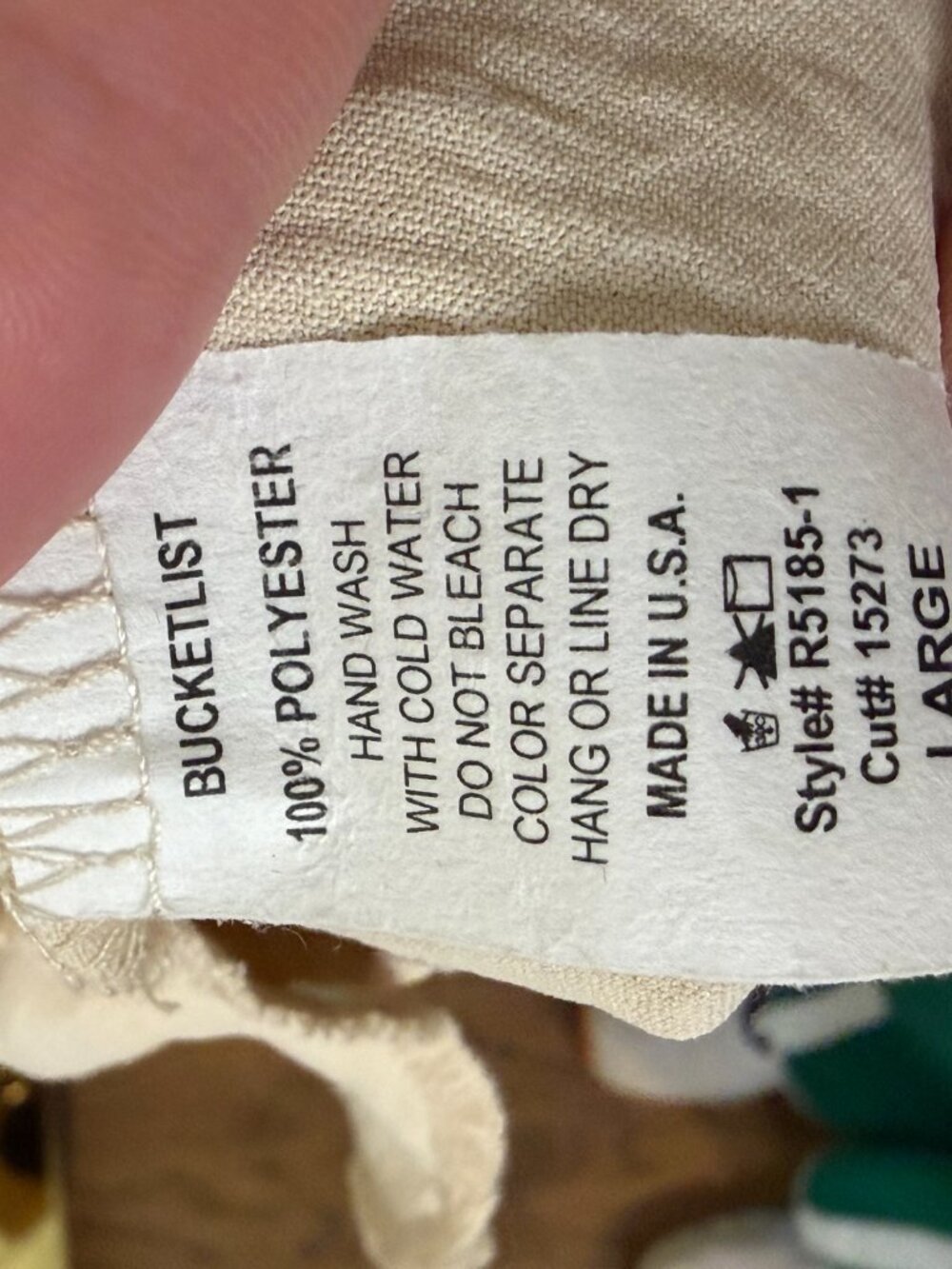 BUCKET LIST Cream Loose Fit Romper - Picture 10 of 10